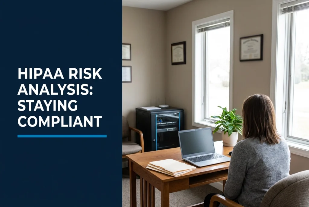 Professional header image for informative article: HIPAA Risk Analysis: What OCR Enforcement Means for Iowa ...
